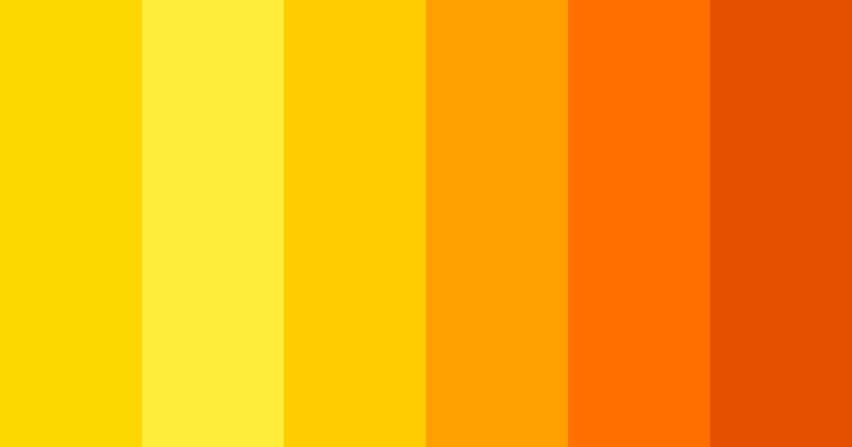 Download golden shades color palette PNG image (landscape)
