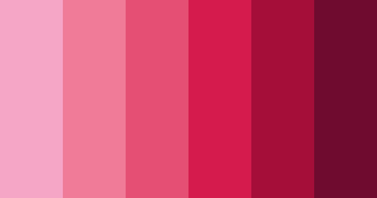 Download electric pink sunset color palette PNG image (landscape)