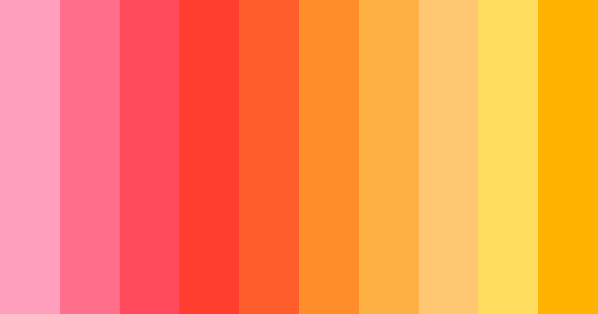 Download electric sunset color palette PNG image (landscape)