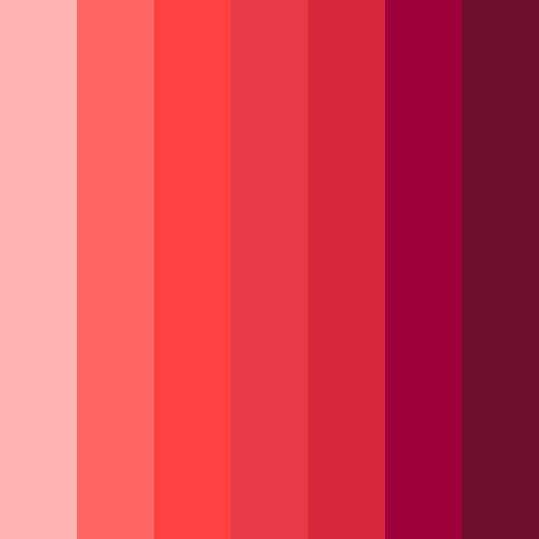 Download crimson cascade color palette PNG image (square)