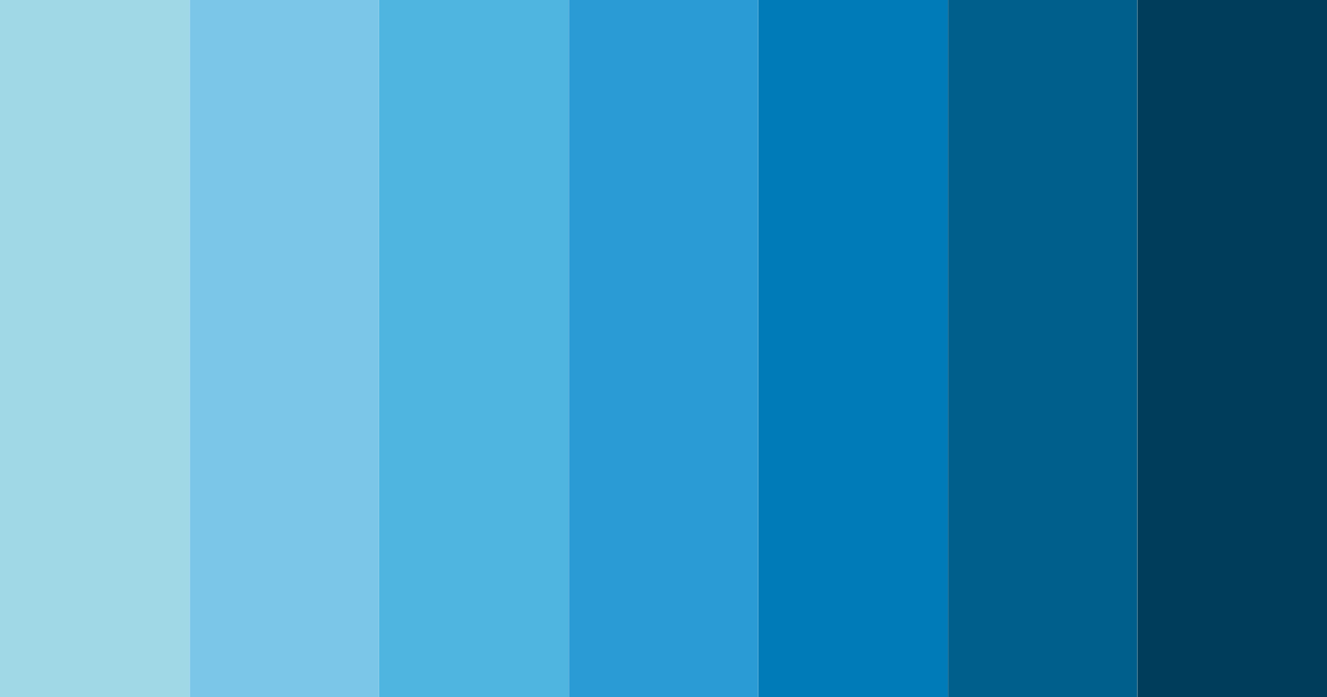 Download azure tide color palette PNG image (landscape)