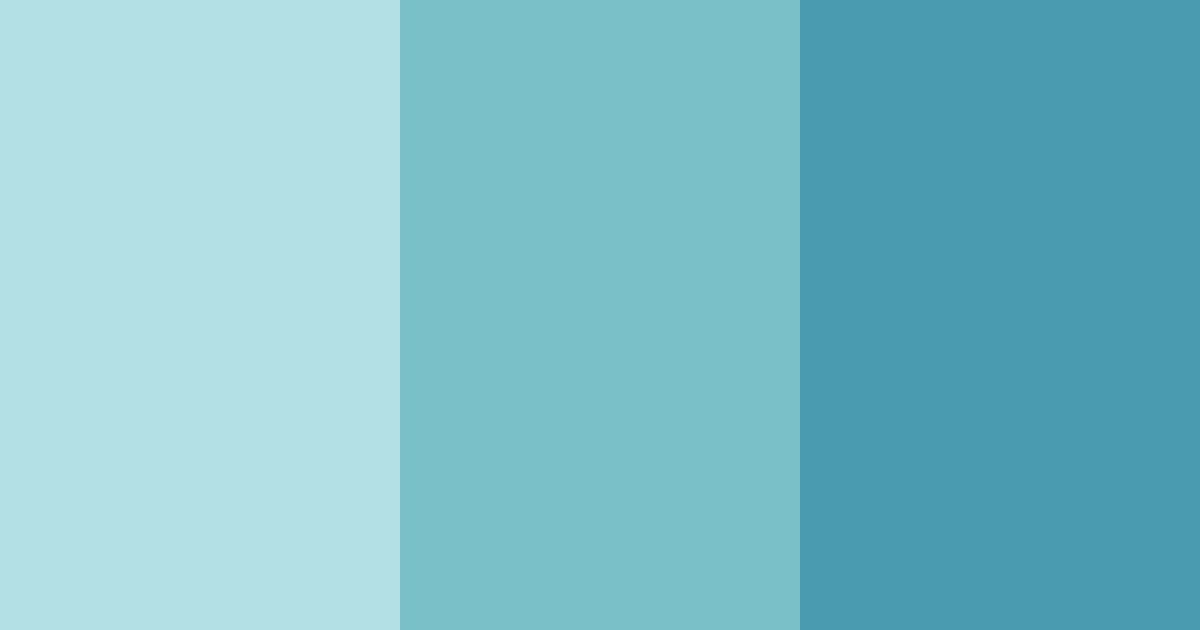 Download aqua serenade color palette PNG image (landscape)