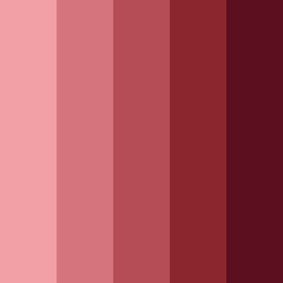 Download crimson shades color palette PNG image (square)
