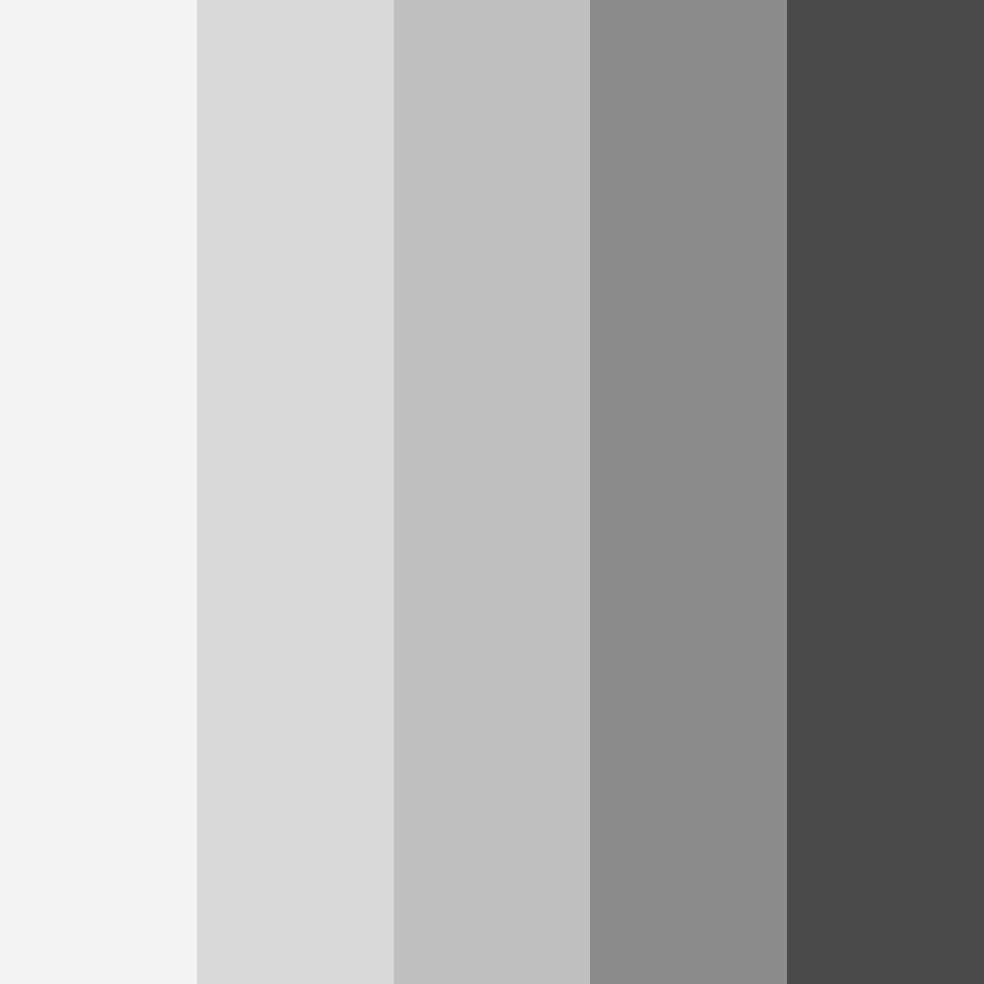 Download shades of gray color palette PNG image (square)