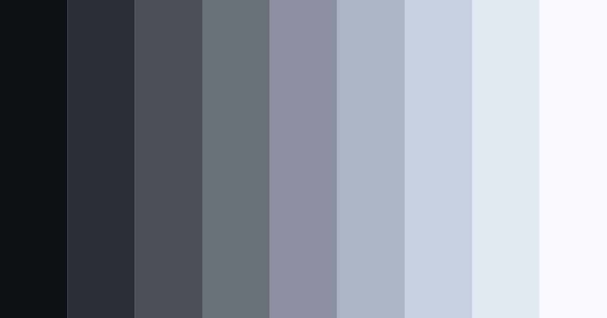 Download midnight serenity color palette PNG image (landscape)