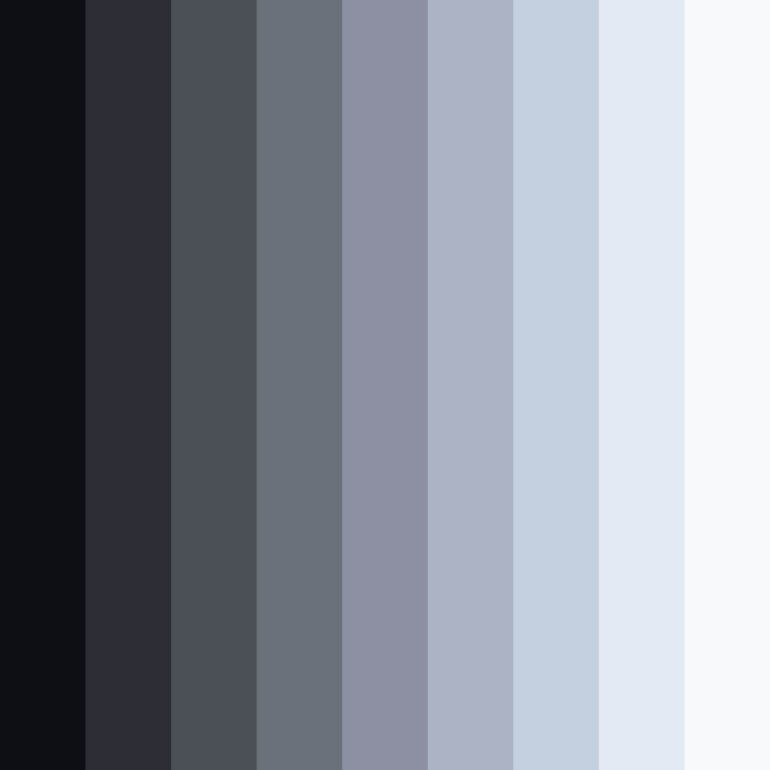 Download midnight serenity color palette PNG image (square)