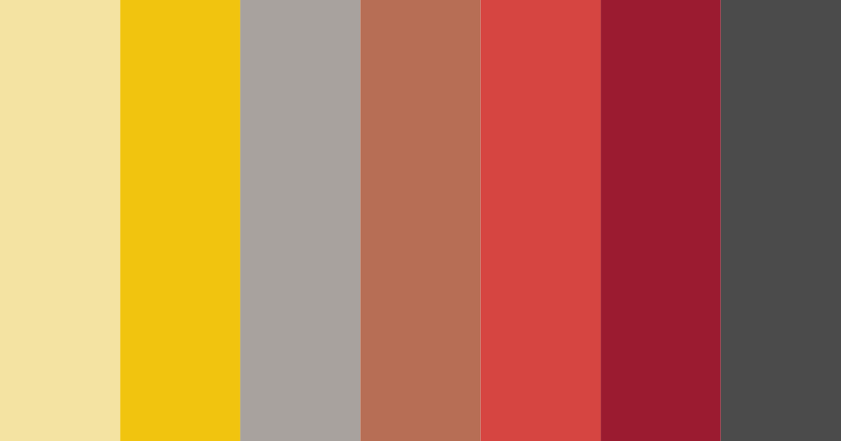 Download yellow sunset color palette PNG image (landscape)