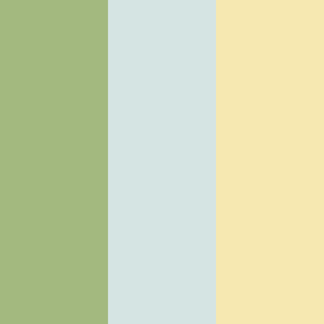 Download soft gold green color palette PNG image (square)