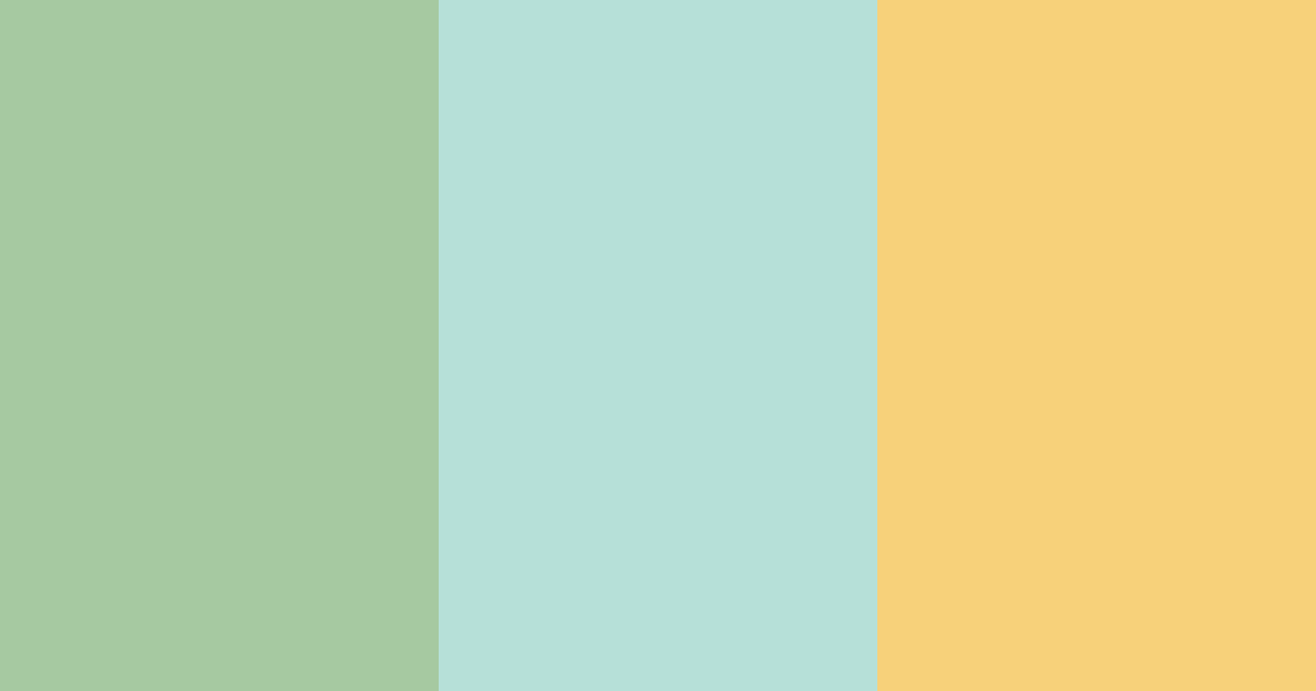 Download soft golden green color palette PNG image (landscape)