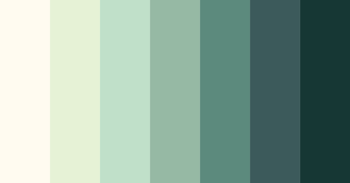 Download whispering forest color palette PNG image (landscape)