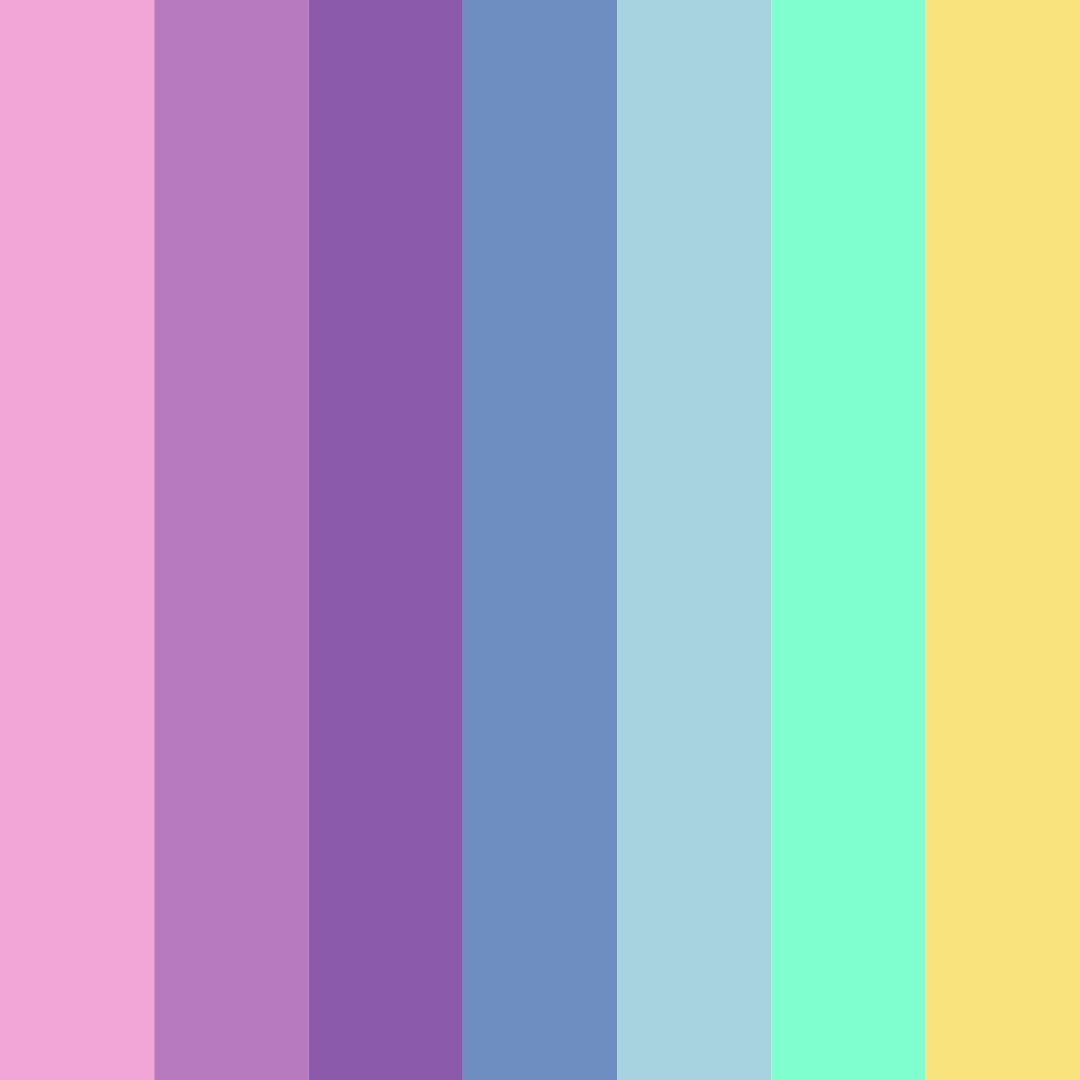 Download abyssal aurora color palette PNG image (square)