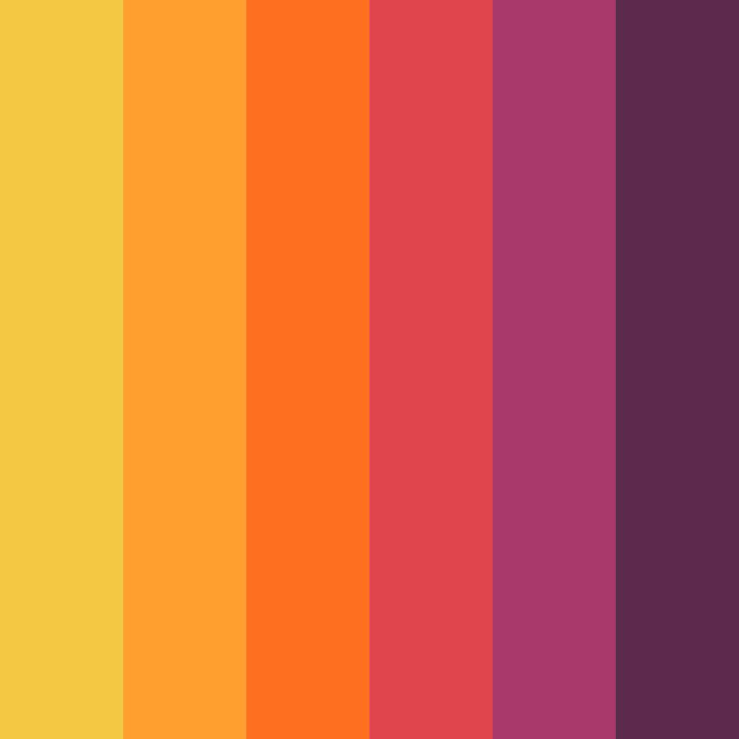 Download vibrant red circus color palette PNG image (square)