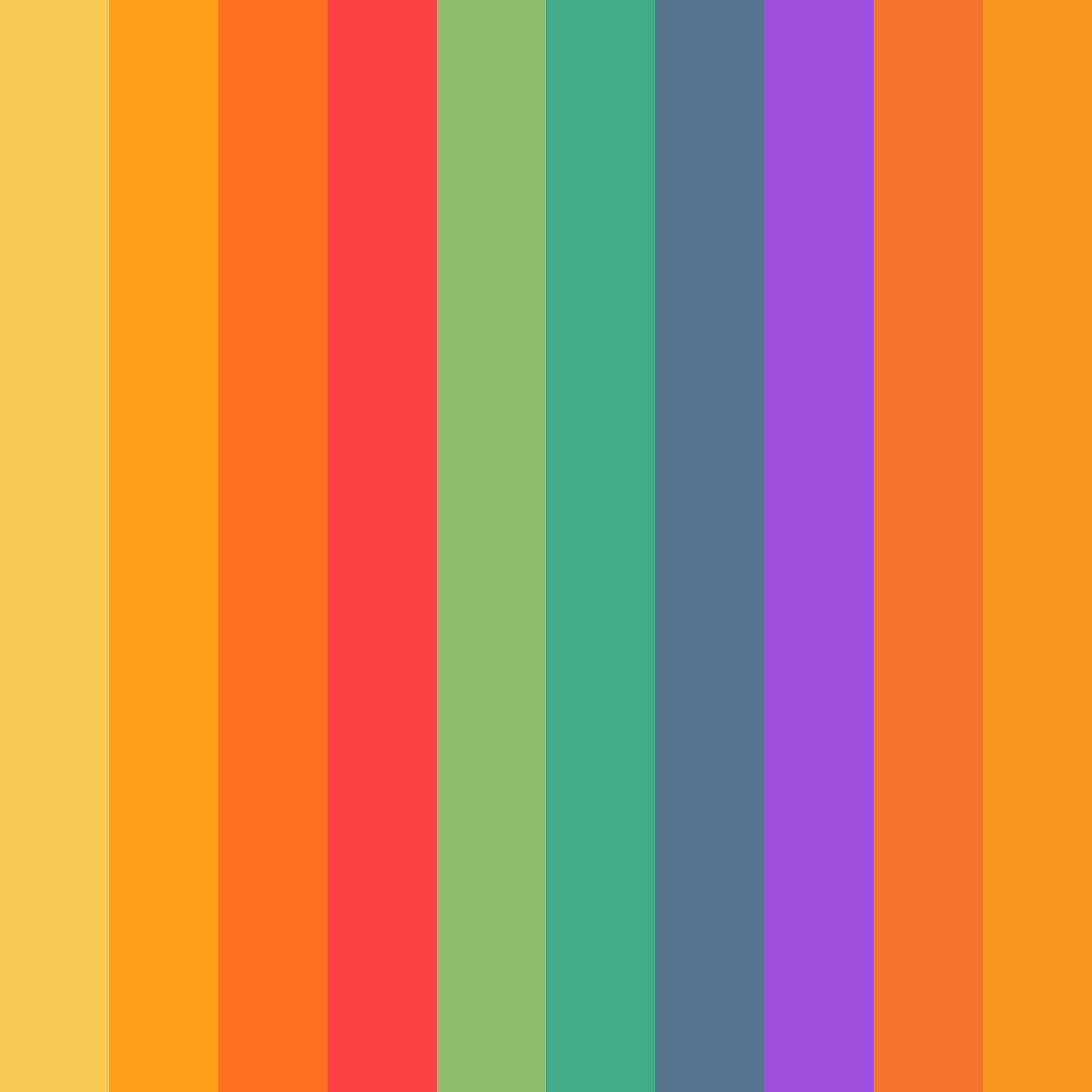 Download carnival spectacle color palette PNG image (square)