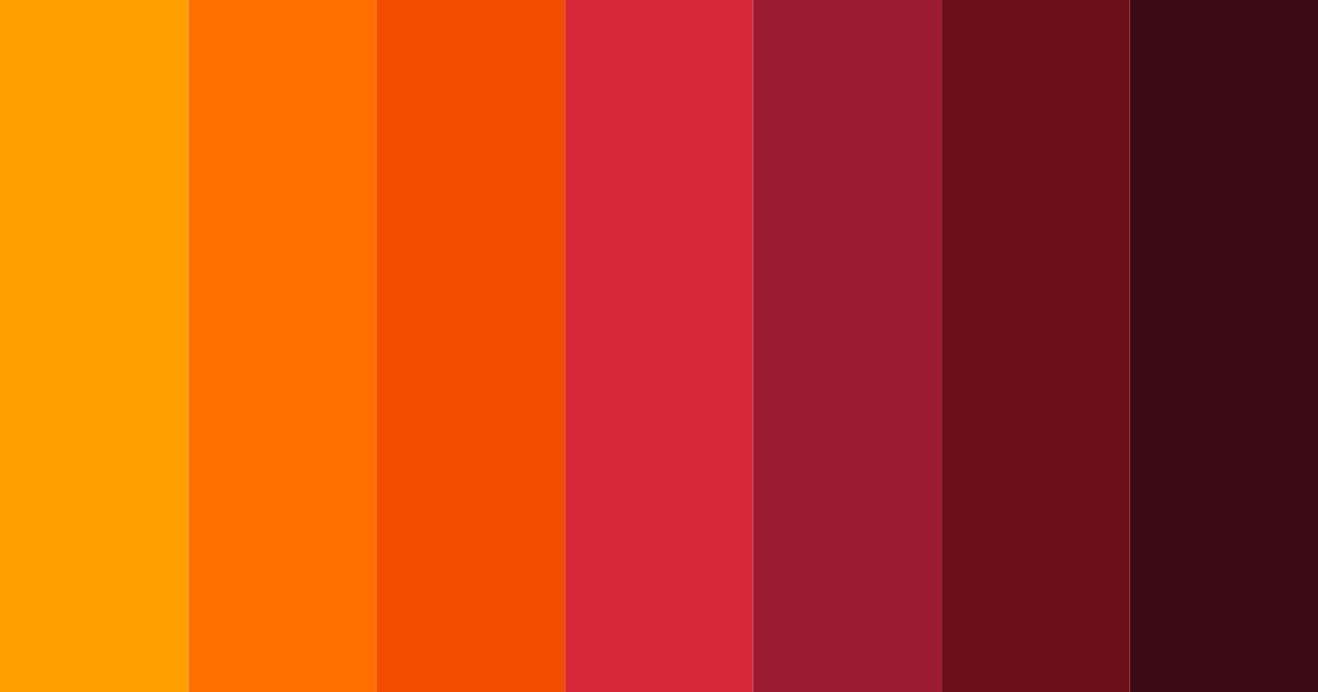 Download dark orange red color palette PNG image (landscape)