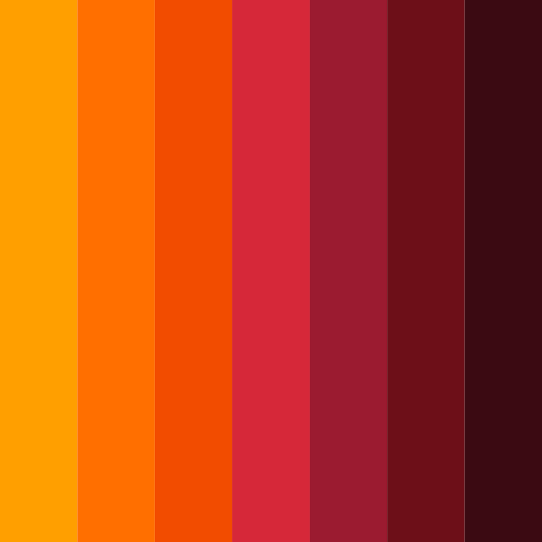 Download dark orange red color palette PNG image (square)