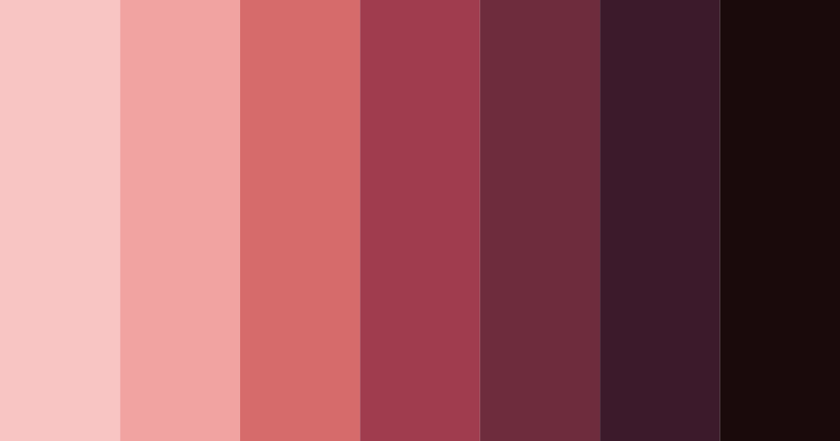 Download dark red carnival color palette PNG image (landscape)