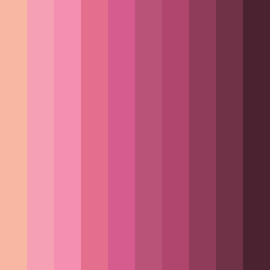 Download creepy pink carnival color palette PNG image (square)