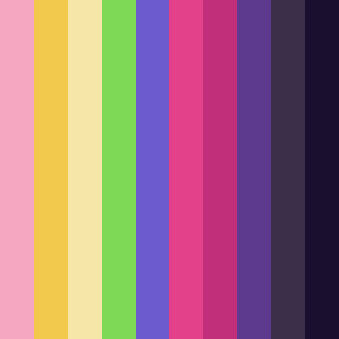Download carnival of shadows color palette PNG image (square)
