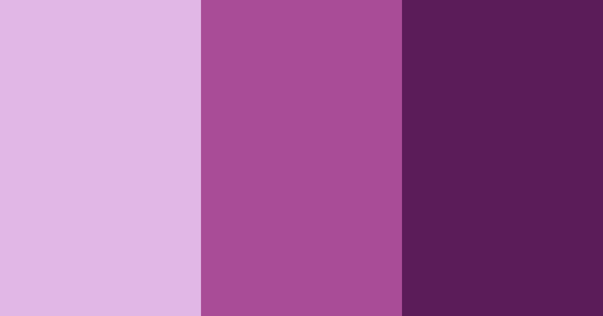 Download purple passion color palette PNG image (landscape)