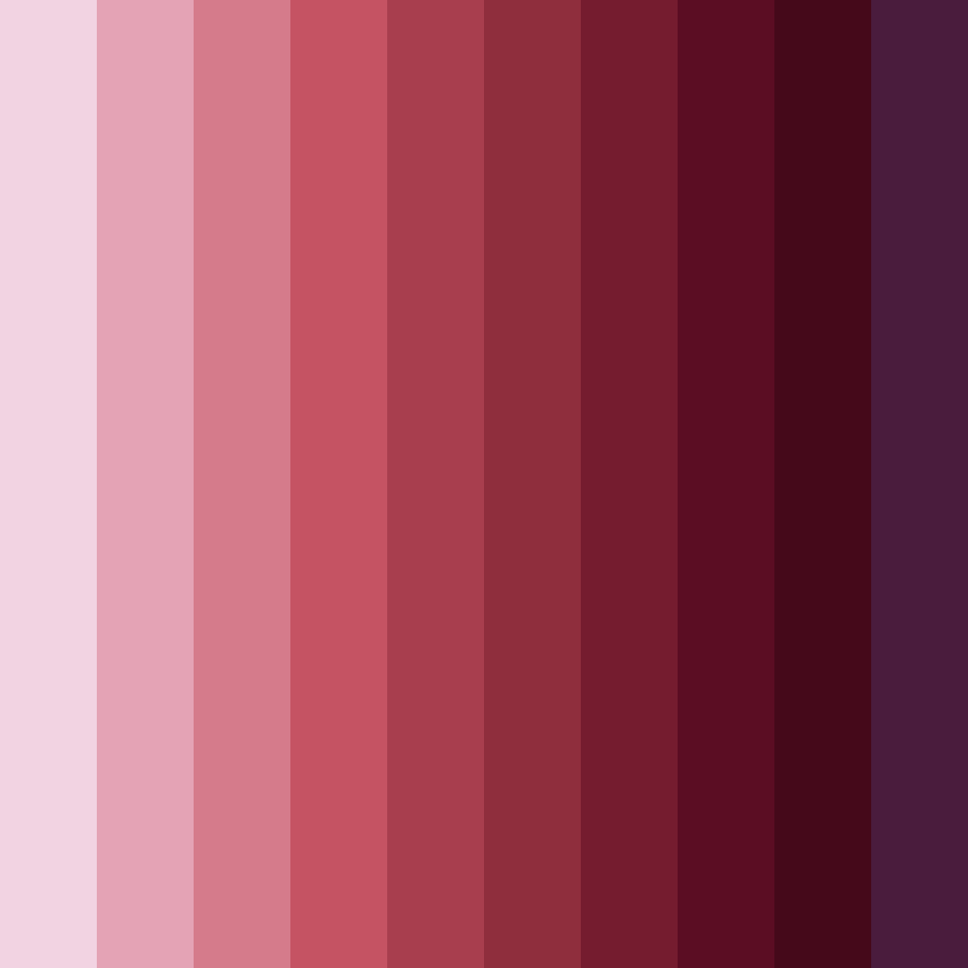 Download deep rose color palette PNG image (square)