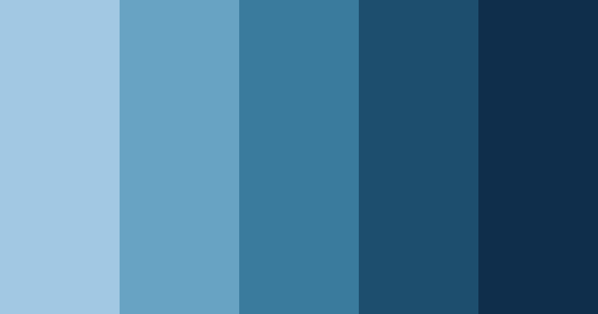 Download cool blue color palette PNG image (landscape)