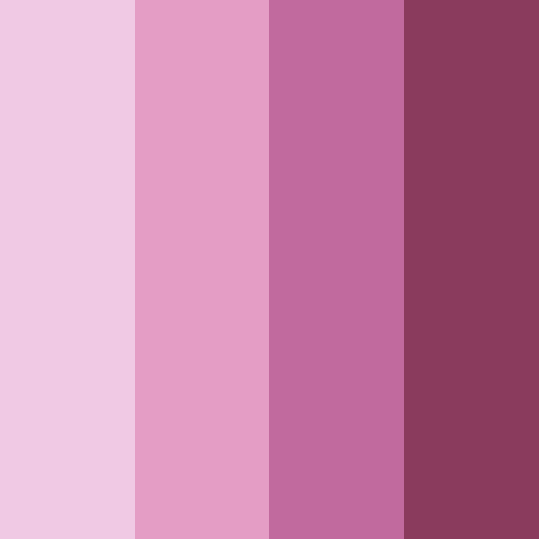 Download pink blush color palette PNG image (square)