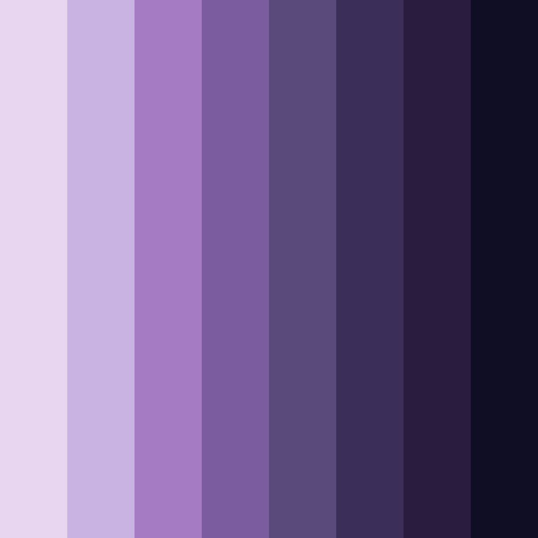 Download mystic wisteria dreams color palette PNG image (square)