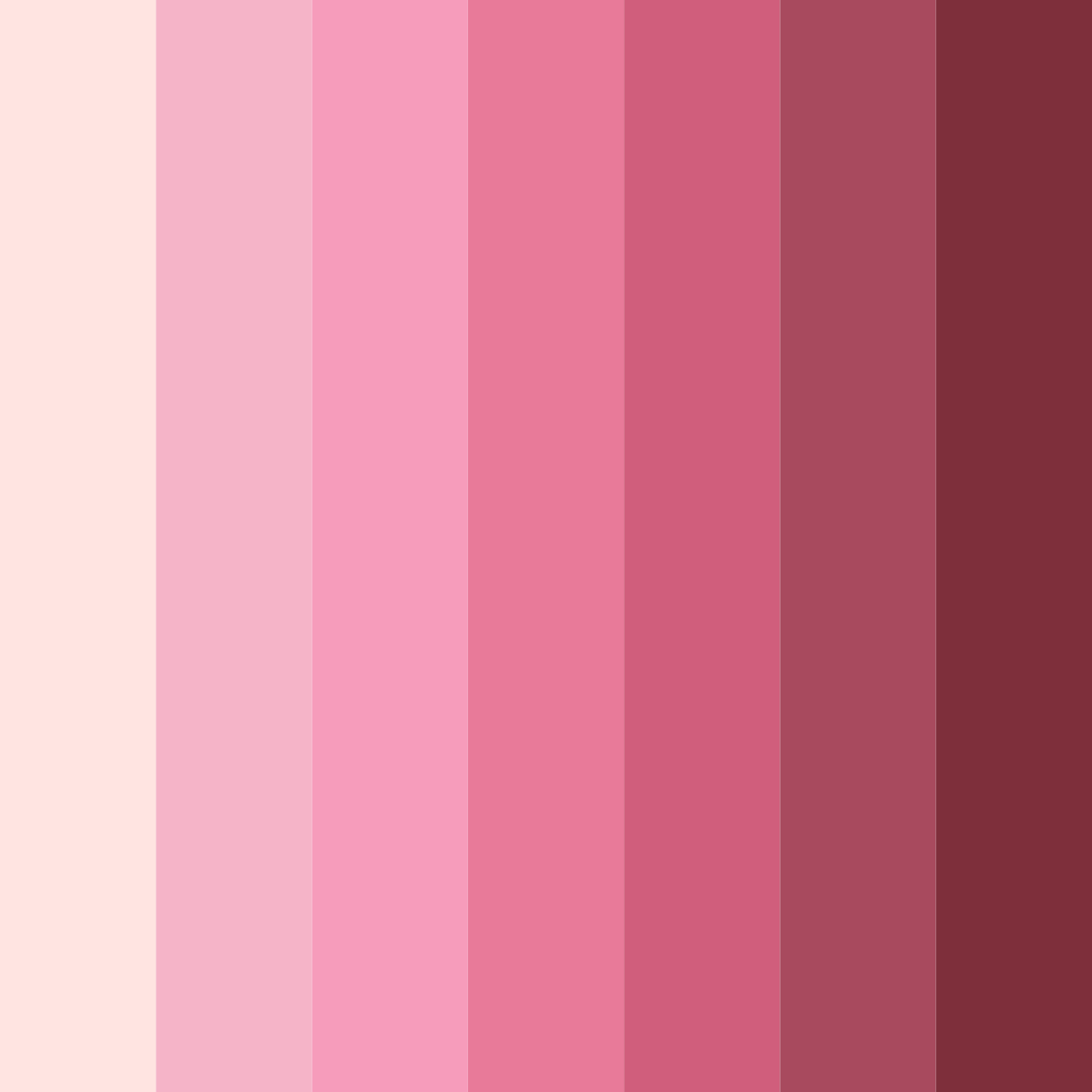 Download pink heritage color palette PNG image (square)