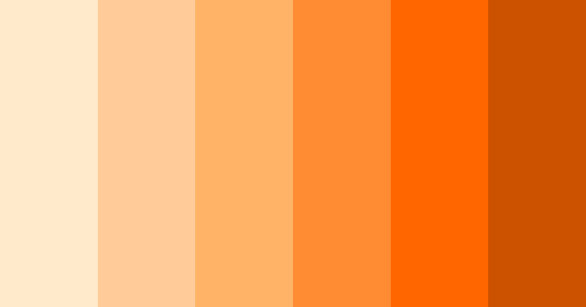 Download orange dessert color palette PNG image (landscape)