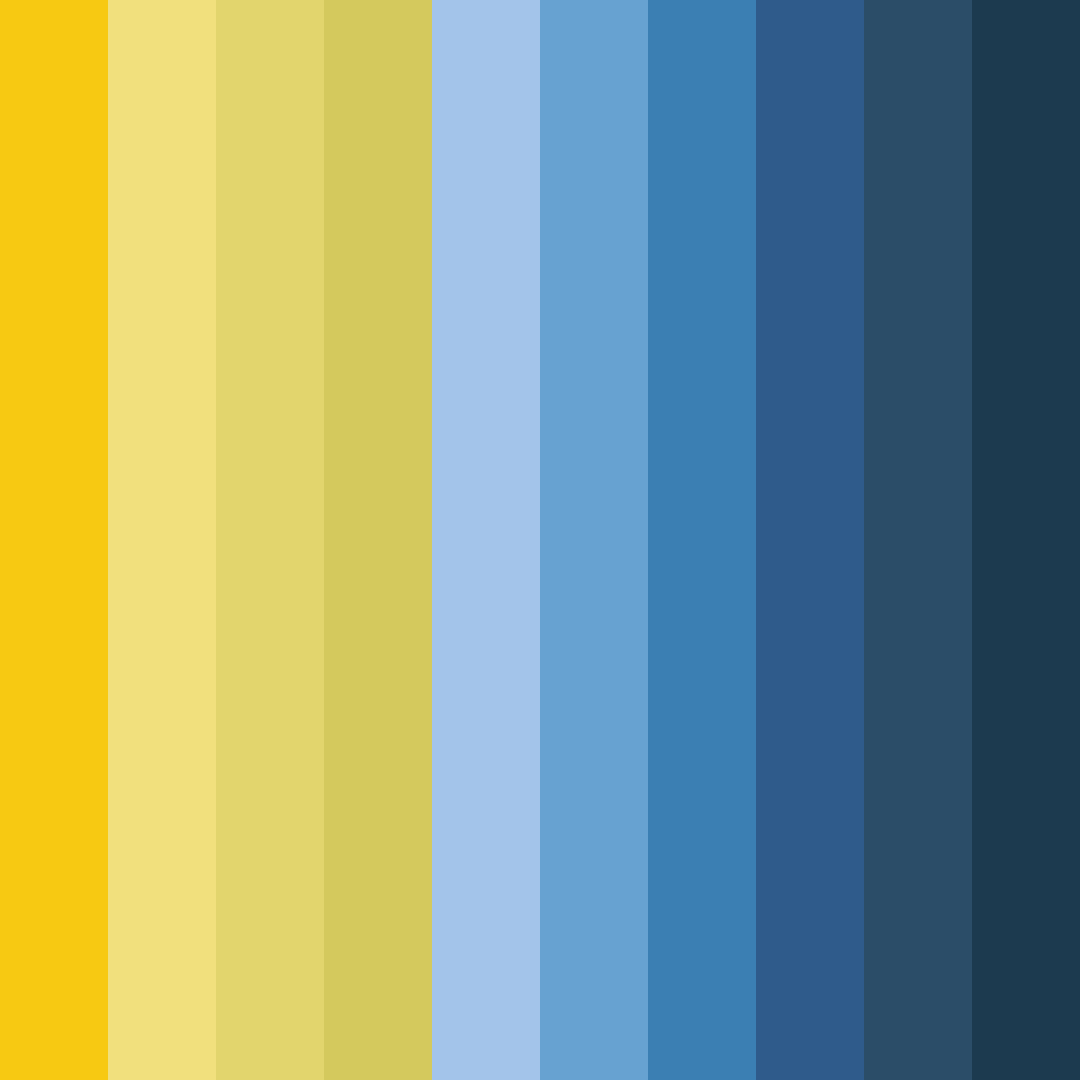 Download sunrise serenity color palette PNG image (square)