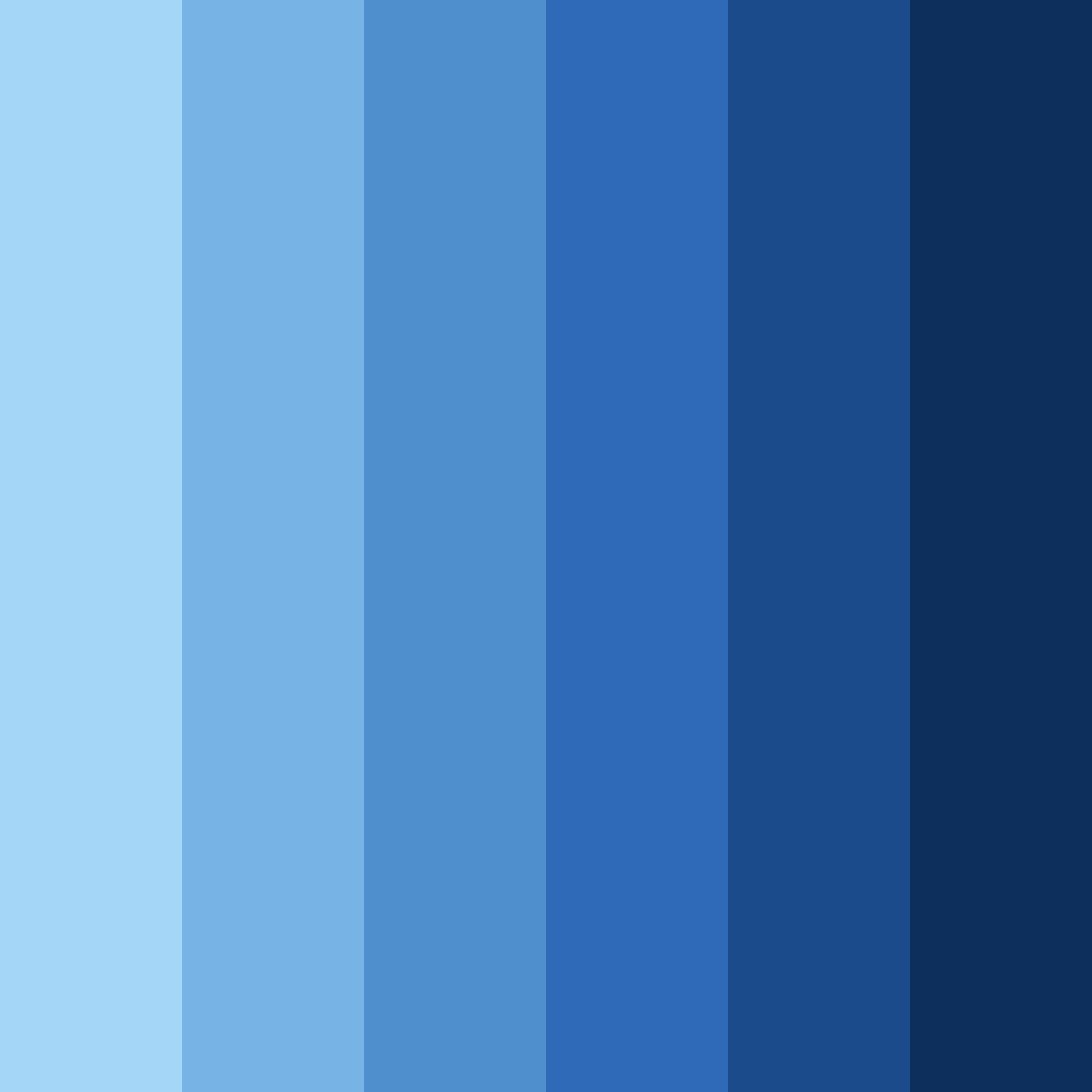 Download skyward blues color palette PNG image (square)