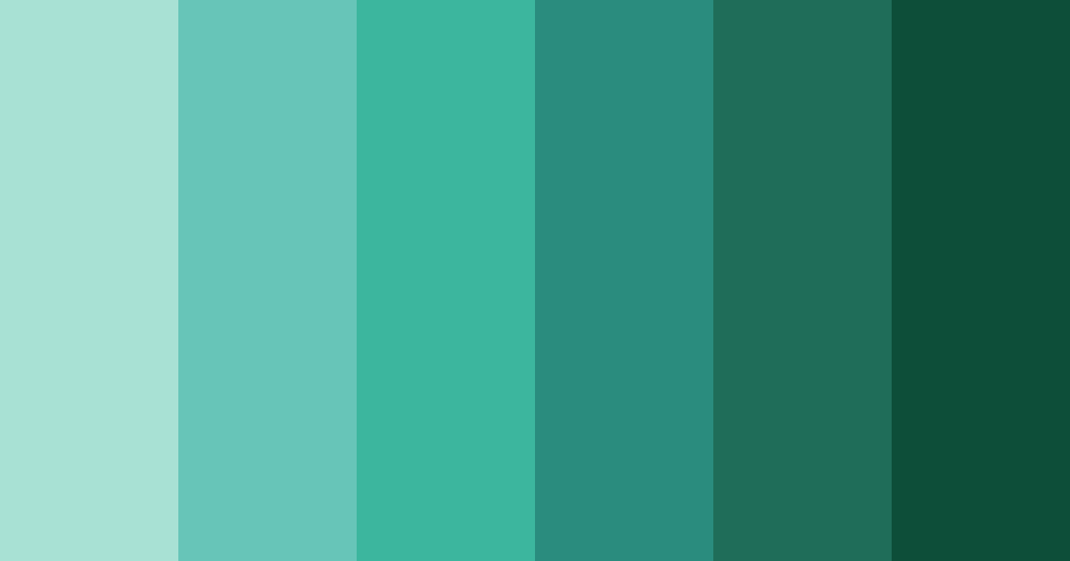 Download emerald whisper color palette PNG image (landscape)