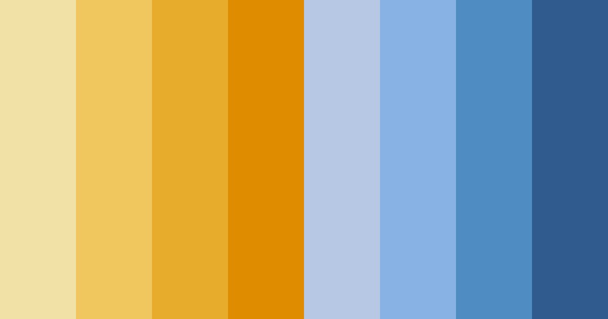 Download sunlit azure color palette PNG image (landscape)