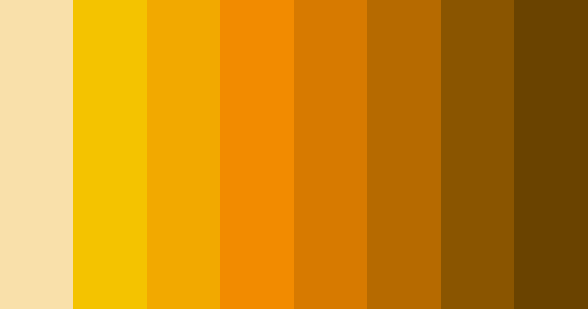 Download golden dawn color palette PNG image (landscape)