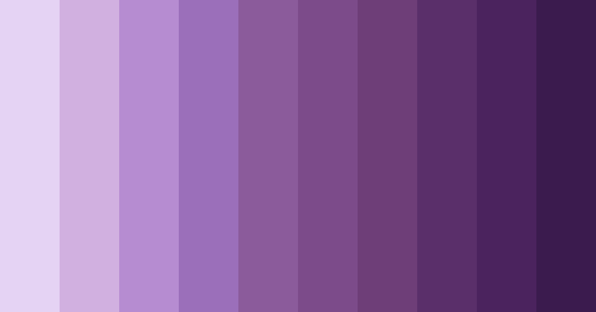 Download violet dream color palette PNG image (landscape)