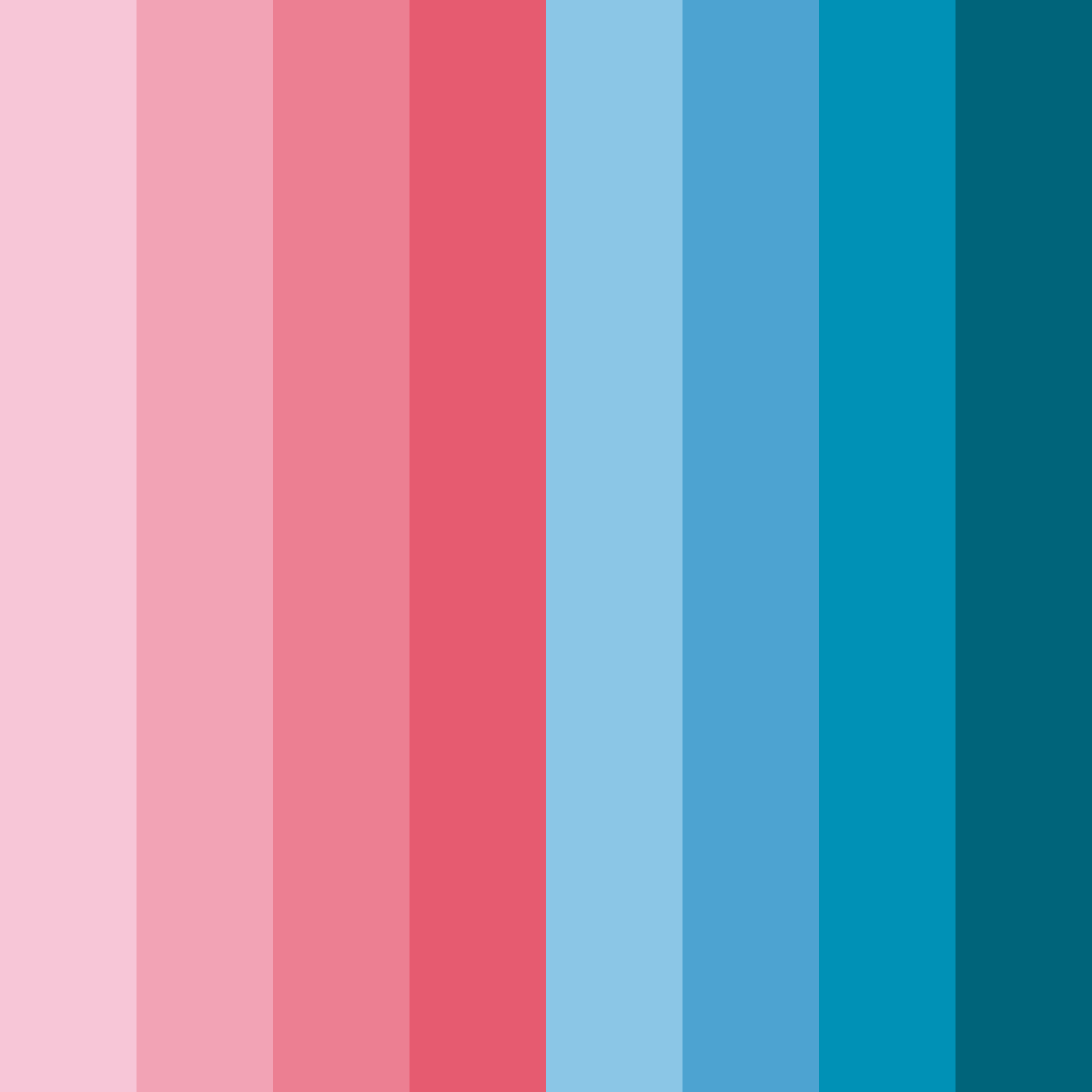 Download cotton candy waves color palette PNG image (square)