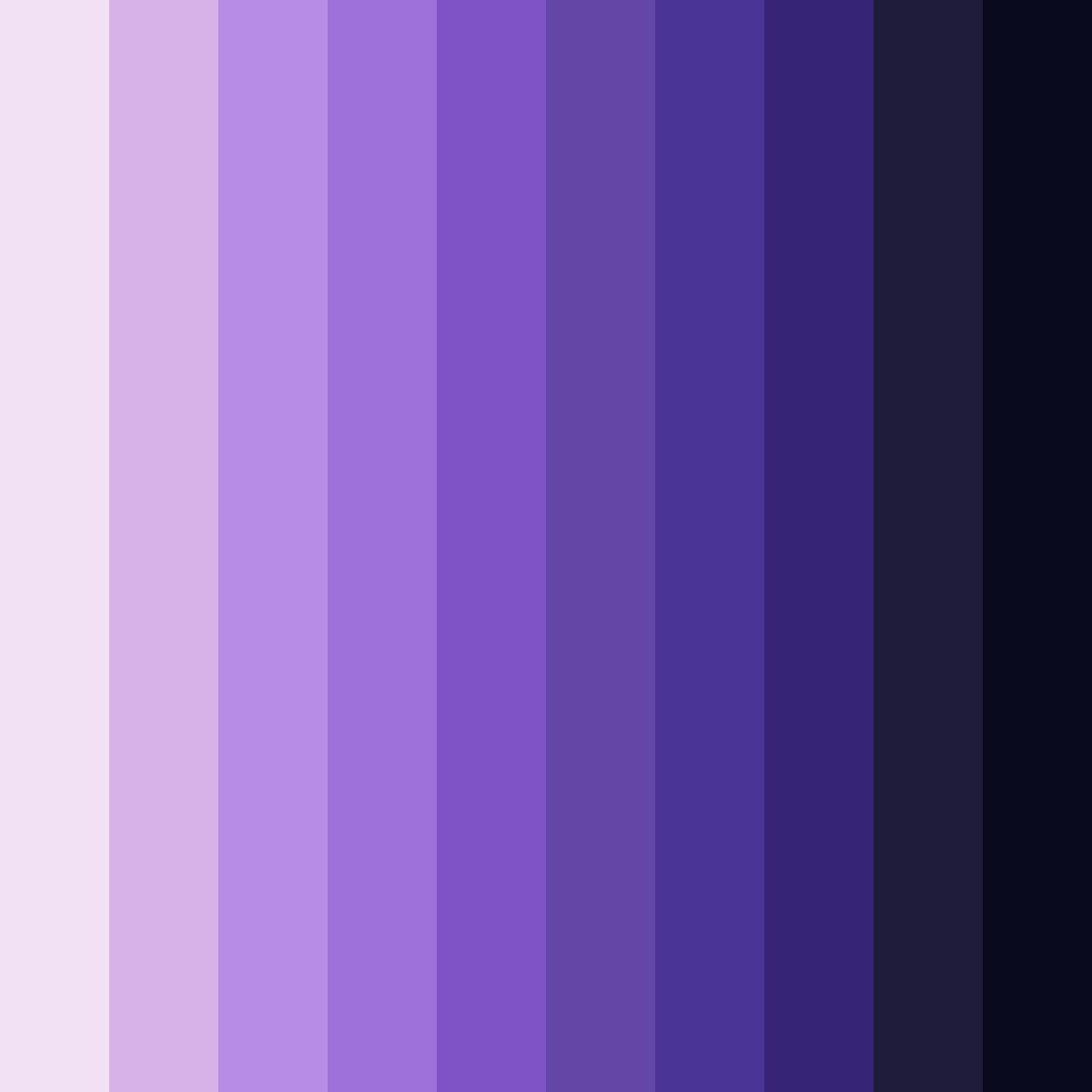 Download vibrant lilac color palette PNG image (square)