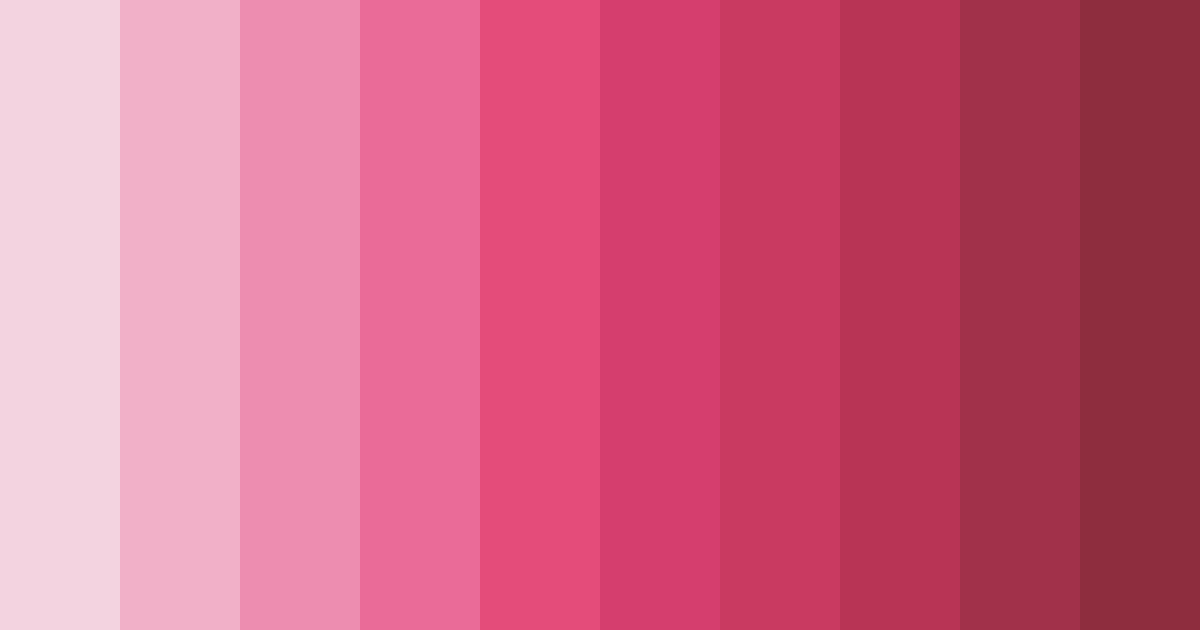 Download pink hydrangea color palette PNG image (landscape)