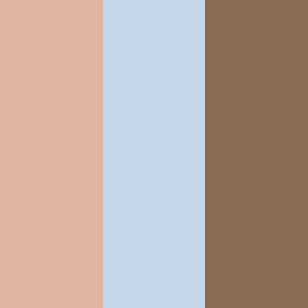 Download sunset serenity color palette PNG image (square)