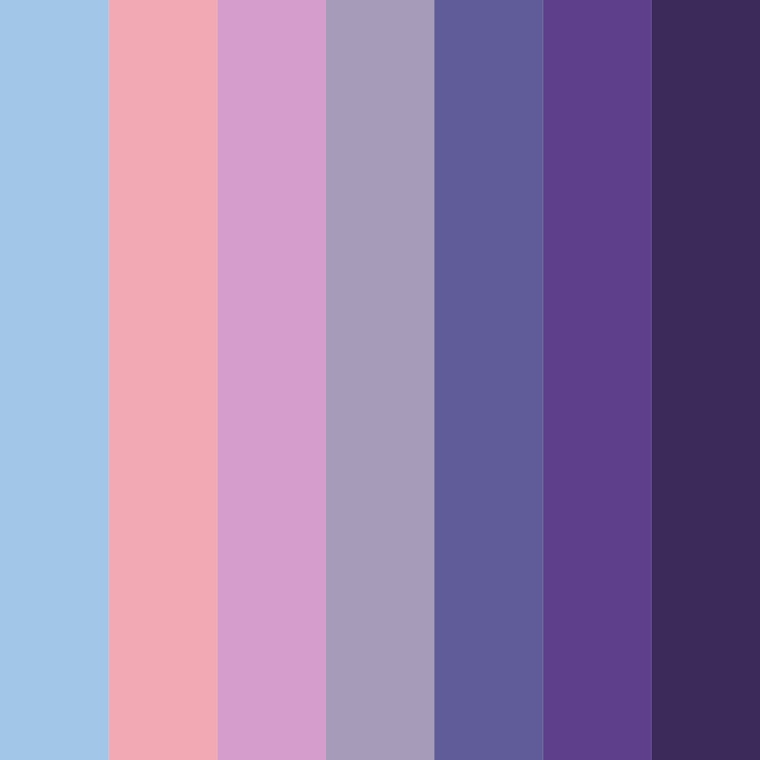 Download mystical twilight color palette PNG image (square)