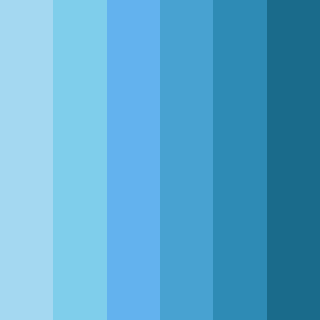 Download ocean breeze symphony color palette PNG image (square)