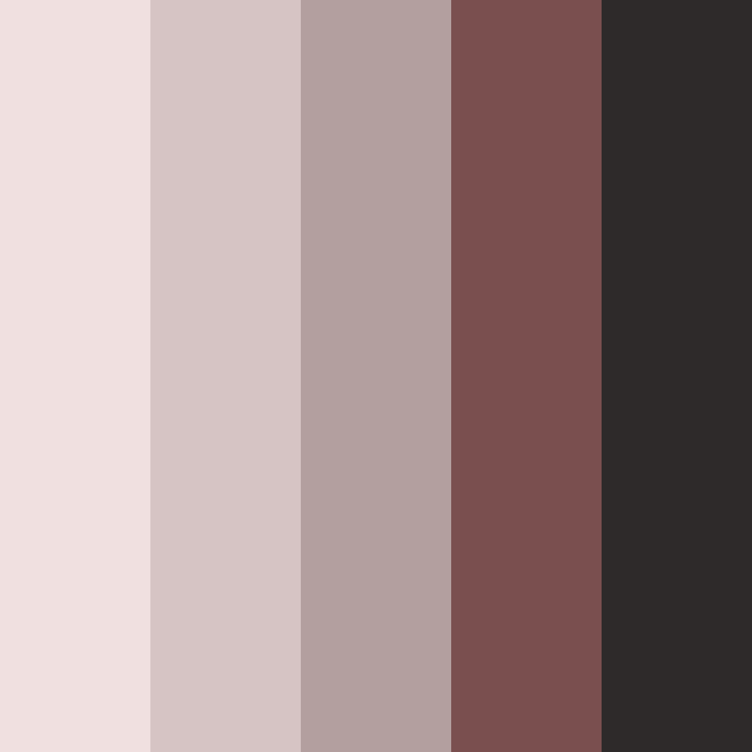 Download shades of black color palette PNG image (square)