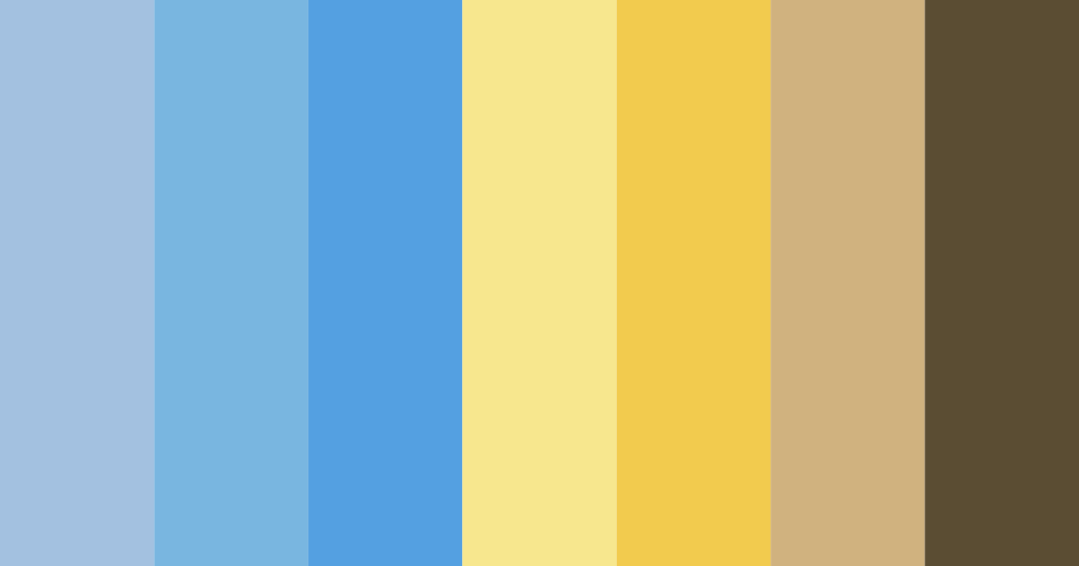 Download blue land yellow sky color palette PNG image (landscape)