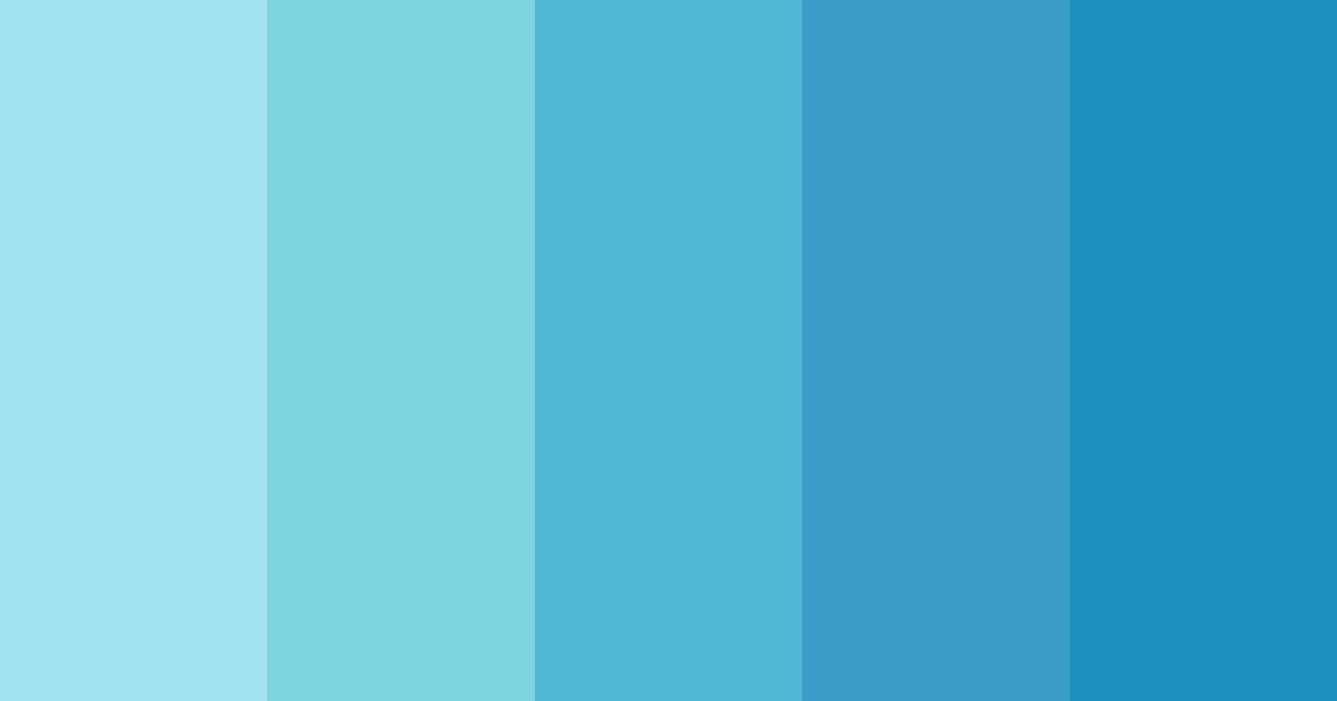 Download bright blue color palette PNG image (landscape)