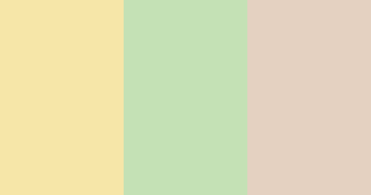 Download honeyed mint whisper color palette PNG image (landscape)