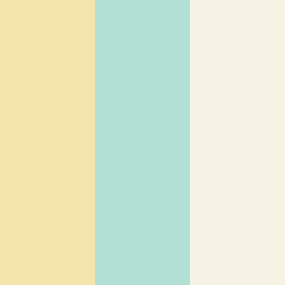 Download honey mint dream color palette PNG image (square)