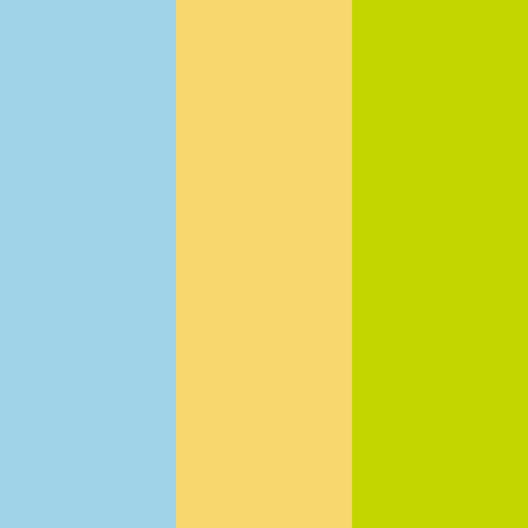 Download turquoise sunshine color palette PNG image (square)