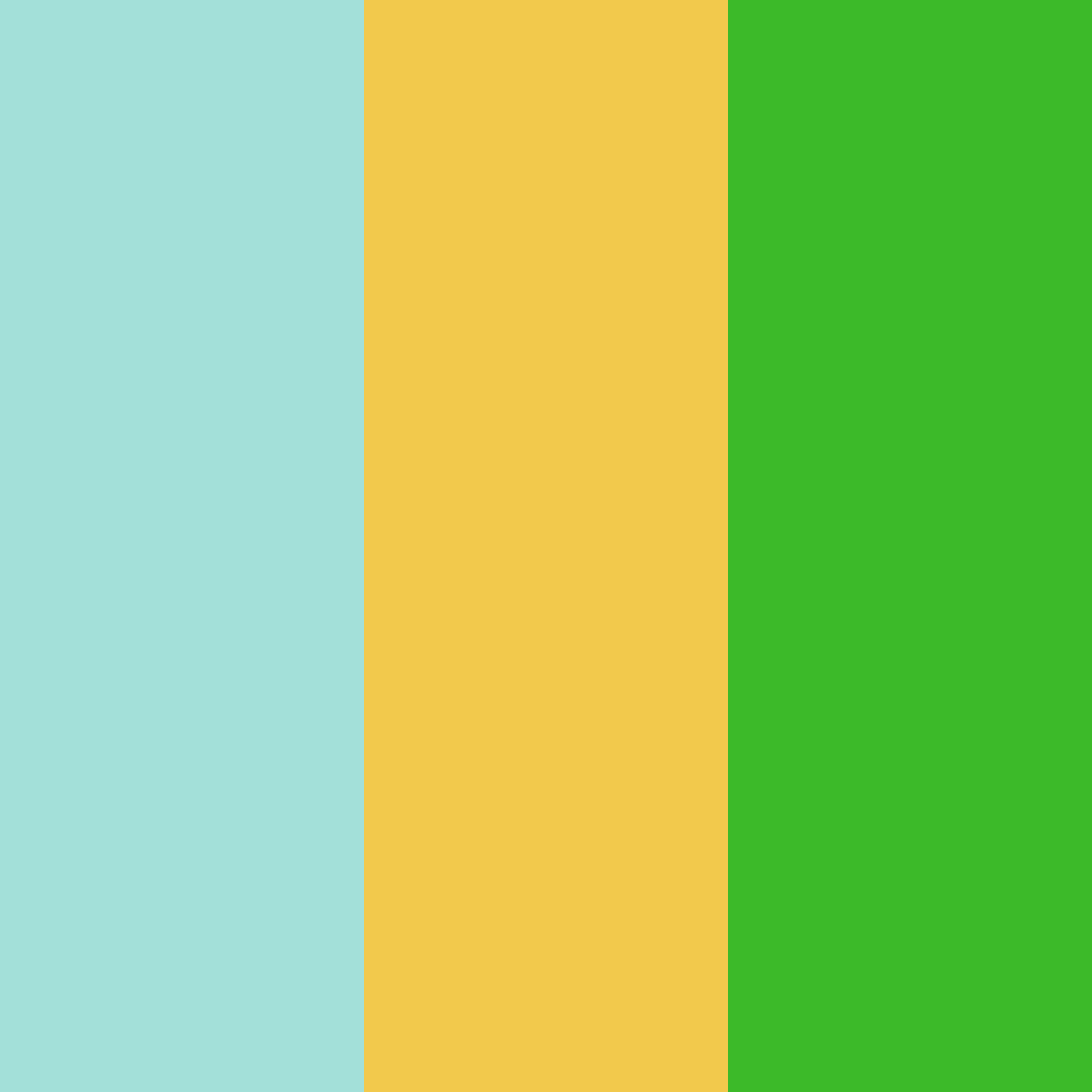 Download sunny lagoon bliss color palette PNG image (square)