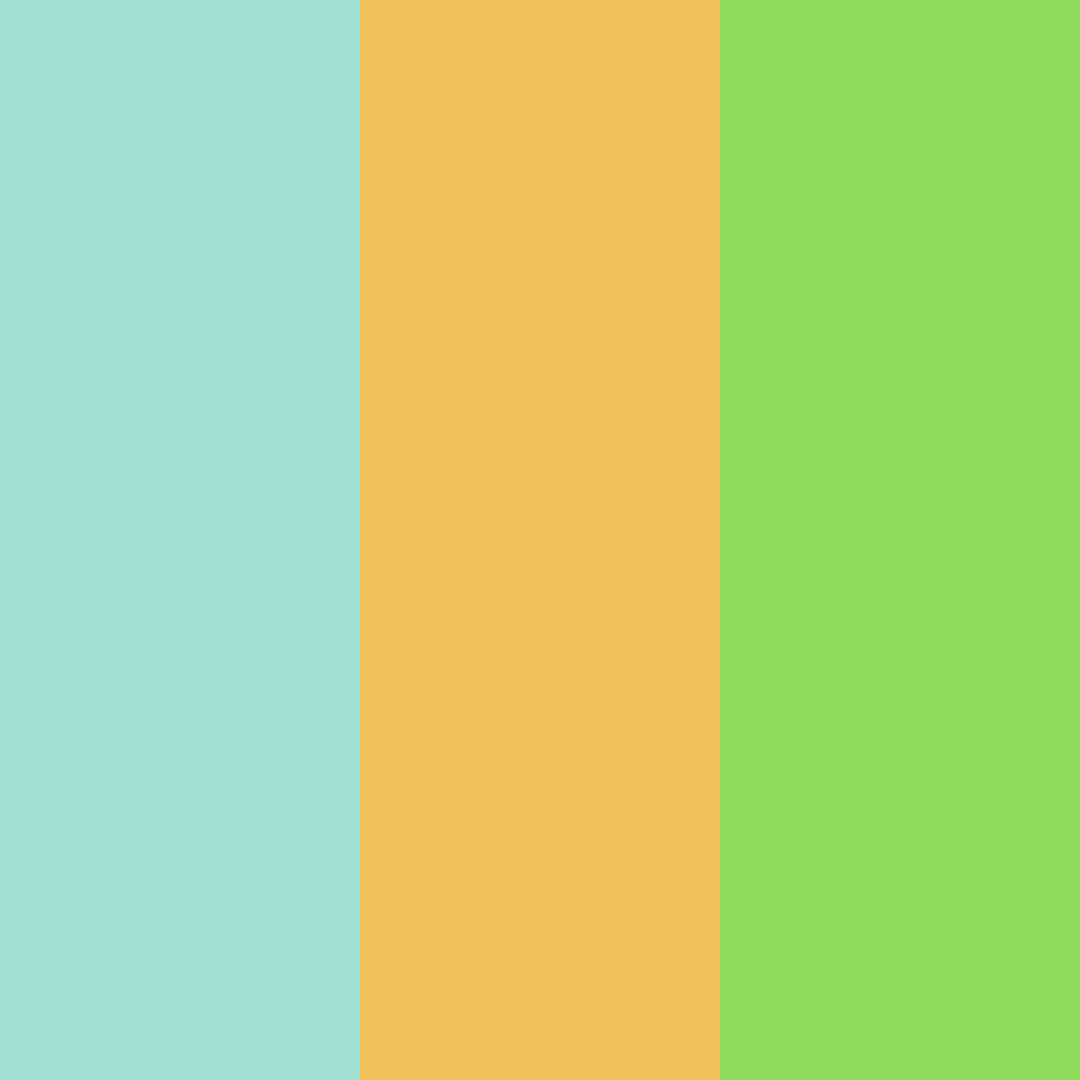 Download tropical sunrise color palette PNG image (square)