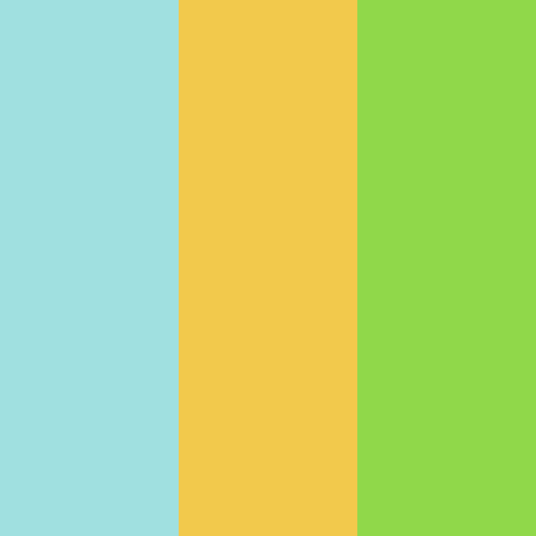 Download tropical sunrise color palette PNG image (square)